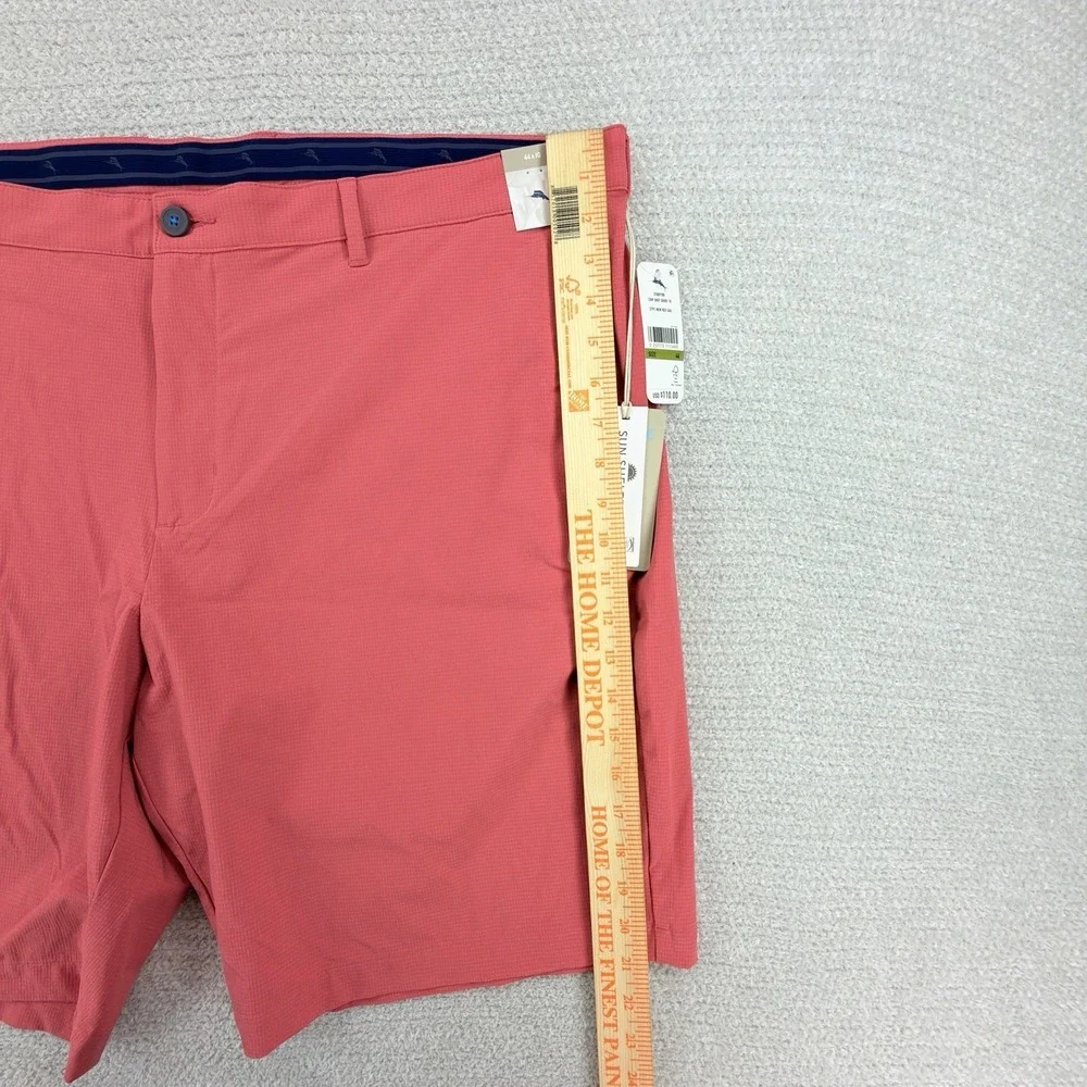NWT Tommy Bahama Chip Shot Golf Shorts Mens 44 10" New Red Sail Stretch UPF - Picture 7 of 8